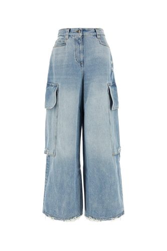 Wide Leg High Waist Jeans - Palm Angels - Modalova