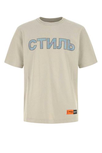 Logo Printed Crewneck T-shirt - HERON PRESTON - Modalova