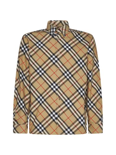 Burberry Beige Cotton Shirt - Burberry - Modalova