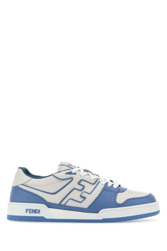 Two-tone Leather Match Sneakers - Fendi - Modalova