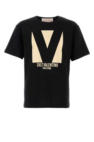 Black Cotton T-shirt - Valentino Garavani - Modalova