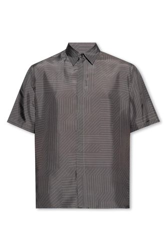 Fendi Lines Printed Buttoned Shirt - Fendi - Modalova