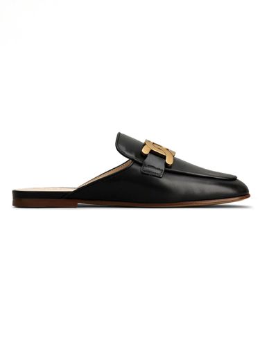 Tod's Mules In Black Leather - Tod's - Modalova