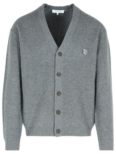 Wool Blend Cardigan - Maison Kitsuné - Modalova