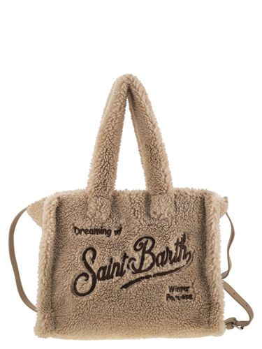 Small Soft Sherpa Bag With Saint Barth Logo And Shoulder Strap - MC2 Saint Barth - Modalova