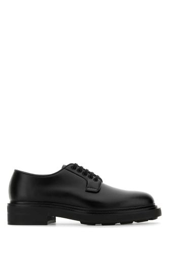 Prada Black Leather Lace-up Shoes - Prada - Modalova