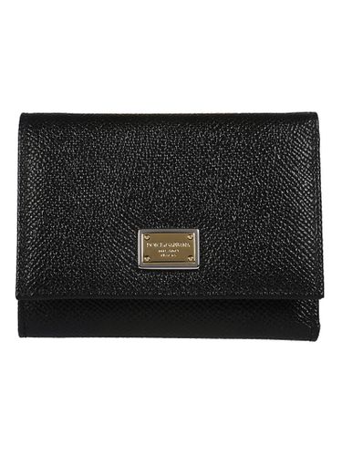 Logo Plaque Continental Wallet - Dolce & Gabbana - Modalova