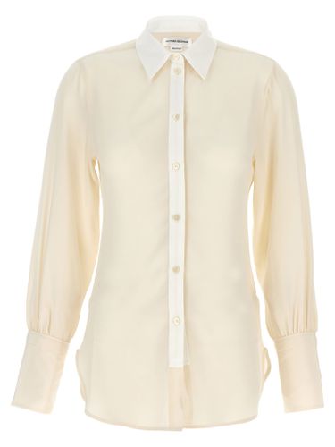 Shirt With Contrast Details - Victoria Beckham - Modalova