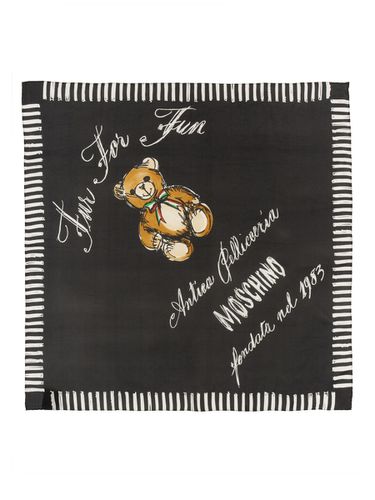 Moschino Silk Scarf - Moschino - Modalova