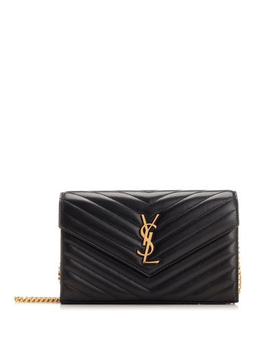 Cassandre Matelass Hain Wallet - Saint Laurent - Modalova