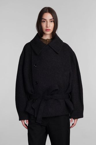 Lemaire Coat In Black Wool - Lemaire - Modalova