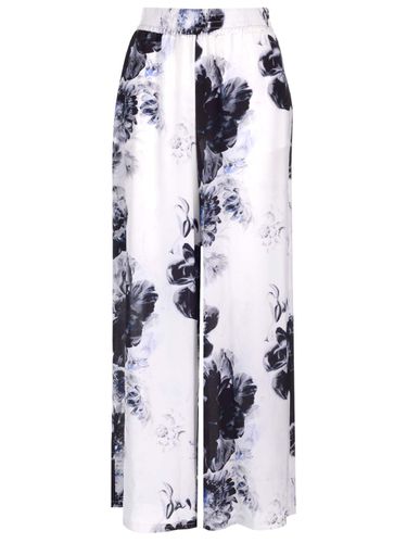 Crepe De Chine Pyjama Trousers - Alexander McQueen - Modalova