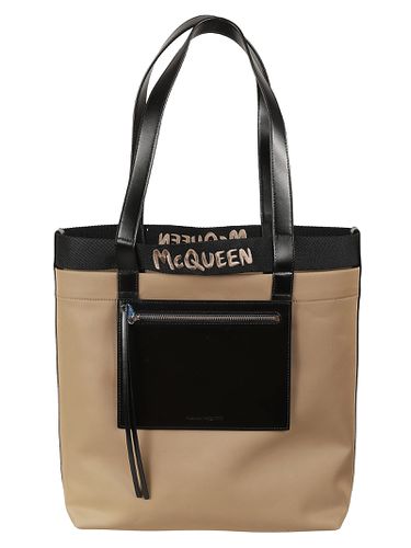 Logo Embroidered Shopper Bag - Alexander McQueen - Modalova