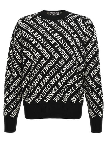 All Over Logo Sweater - Versace Jeans Couture - Modalova