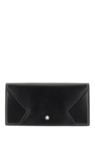 Montblanc Black Leather Wallet - Montblanc - Modalova