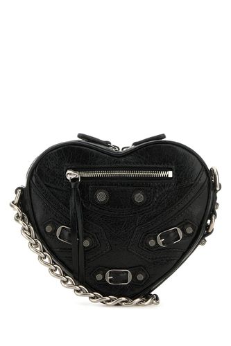 Leather Mini Le Cagole Heart Crossbody Bag - Balenciaga - Modalova