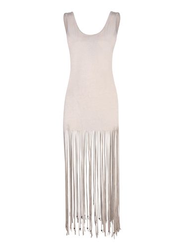 Fringed Sleeveless Maxi Dress - Alanui - Modalova