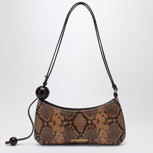 Bag The Bisou Perle In Brown Embossed Python Leather - Jacquemus - Modalova