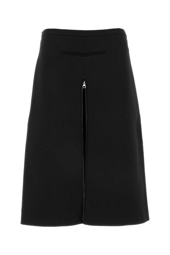 Courrèges Black Twill Skirt - Courrèges - Modalova