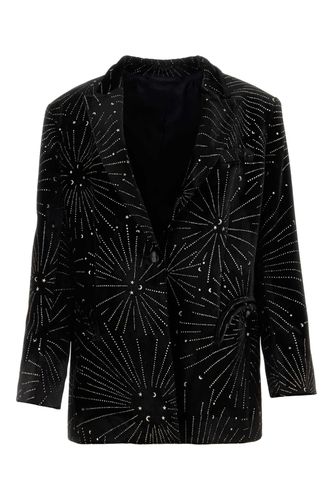 Embellished Velvet Tomboy Blazer - Blazé Milano - Modalova