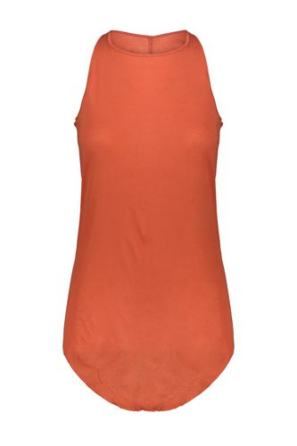 Fine-knit Tank Top In Orange - Rick Owens - Modalova