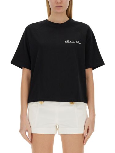 Balmain T-shirt With Logo - Balmain - Modalova