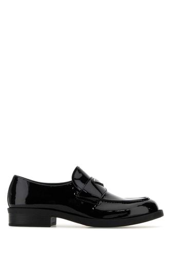 Prada Black Leather Loafers - Prada - Modalova