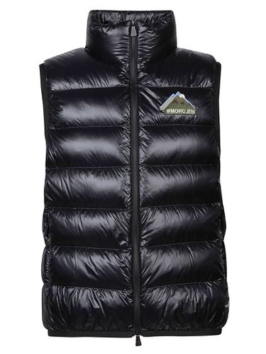 Moncler Black Stretch Nylon Jacket - Moncler - Modalova