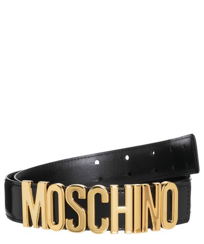 Moschino Leather Belt - Moschino - Modalova