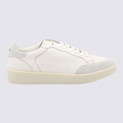 Canali Whtie Leather Sneakers - Canali - Modalova