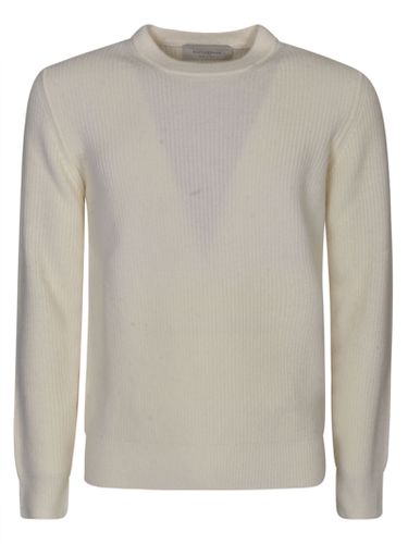 Round Neck Plain Ribbed Sweater Sweater - Ballantyne - Modalova