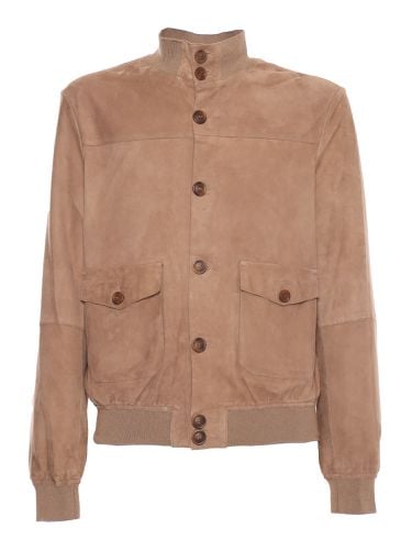 S. W.O. R.D.. Goatskin Brown Jacket - S.W.O.R.D.. - Modalova