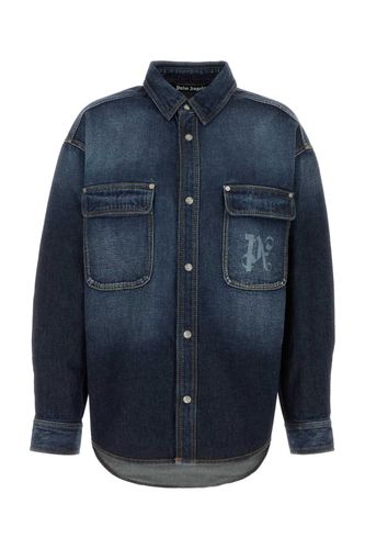 Palm Angels Denim Shirt - Palm Angels - Modalova