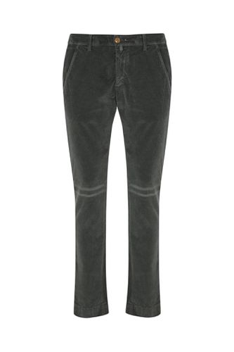 Mantova Trousers In Velvet Cotton - Hand Picked - Modalova