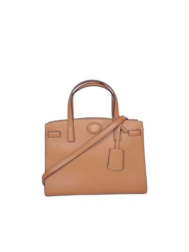 Robinson Small Stach Camm Leather Bag In Caramel - Tory Burch - Modalova
