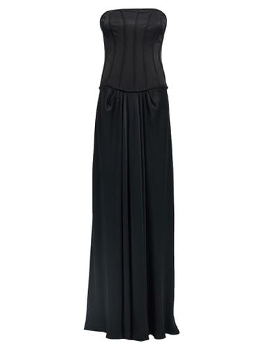 Alberta Ferretti Corset Satin Dress - Alberta Ferretti - Modalova