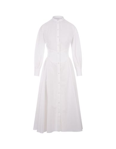 Corset Midi Shirt Dress - Alexander McQueen - Modalova