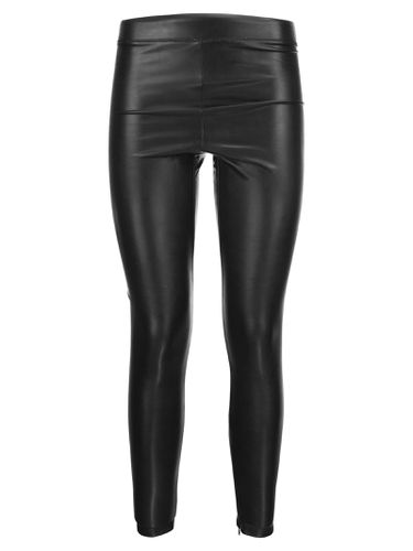 Leatherette Stretch Leggings - MICHAEL Michael Kors - Modalova