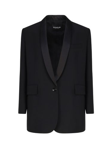 Single-breasted Blazer In Wool Blend - Dondup - Modalova