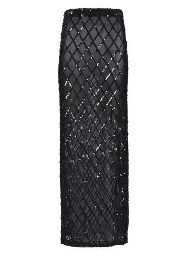 Parosh Long Skirt With Sequins - Parosh - Modalova