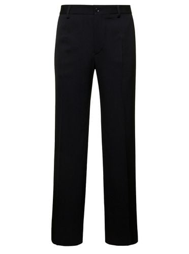 Straight Pants With Welt Pockets In Wool Woman - Dolce & Gabbana - Modalova