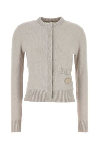 Fendi Cappuccino Cashmere Cardigan - Fendi - Modalova