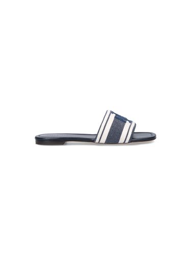 Tory Burch Logo Slide Sandals - Tory Burch - Modalova
