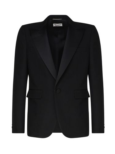 Grain De Poudre Tuxedo Jacket - Saint Laurent - Modalova