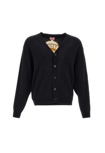 Tiger Academy Wool And Cotton Cardigan - Kenzo - Modalova