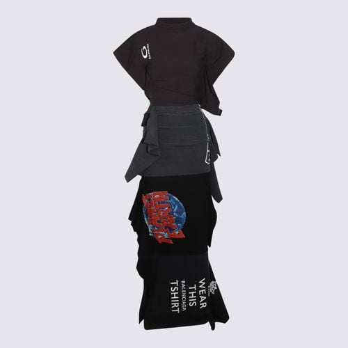 Balenciaga Black Cotton Dress - Balenciaga - Modalova