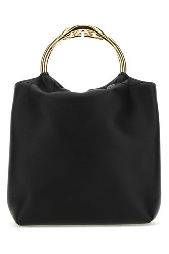 Black Leather Bucket Bag - Valentino Garavani - Modalova