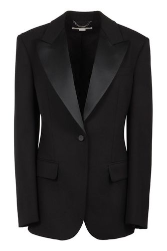 Single-breasted Curved Hem Blazer - Stella McCartney - Modalova