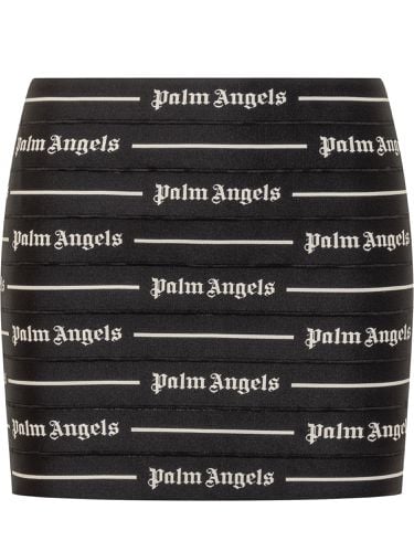 Palm Angels Class Logo Mini Skirt - Palm Angels - Modalova