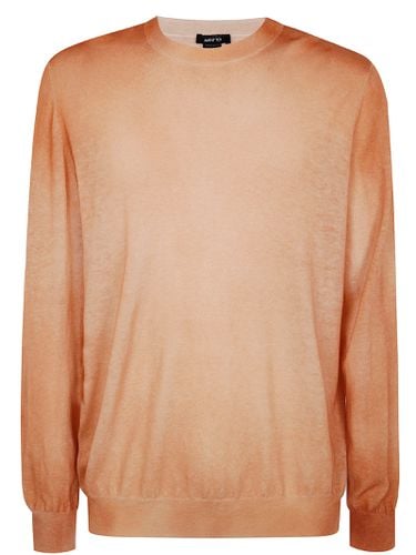 Two Colors Ultralight Cashmere And Wool Round Neck Pullover - Avant Toi - Modalova